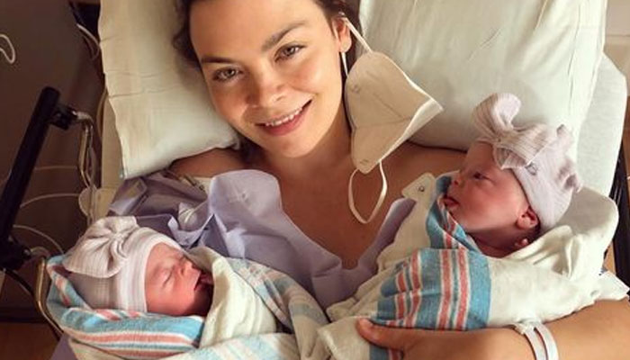 Harry Potter actress Scarlett Byrne welcomes twins