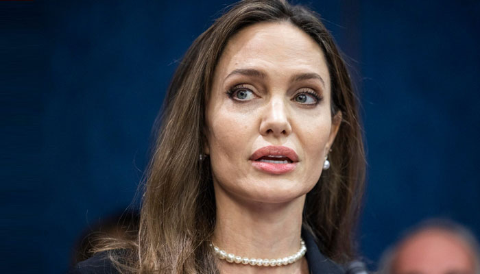 Angelina Jolie visits Ukrainian child refugee in Rome