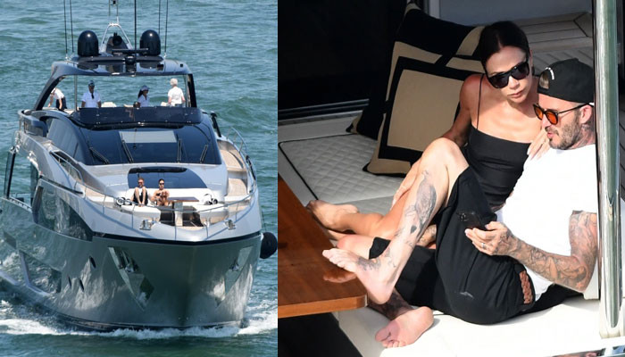 David Beckham, Victoria Beckham aboard £5m yacht in Florida - Advanced ...