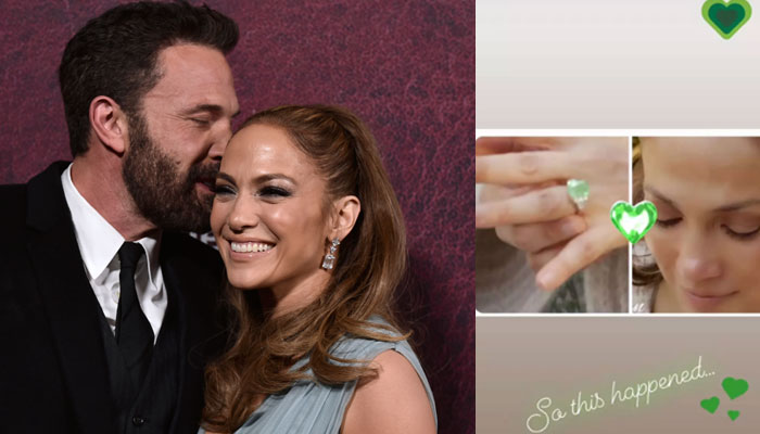 Jennifer Lopezs green engagement ring from Ben Affleck means a lot to JLo