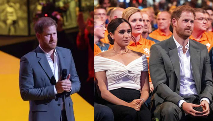 Prince Harry appears stunned as Meghan Markle knocks him sideways emotionally