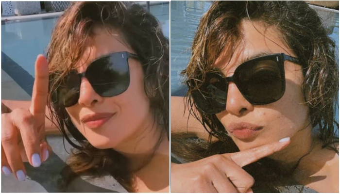 Priyanka Chopra relaxes by pool in her L. A mansion, grooves to 90s desi songs