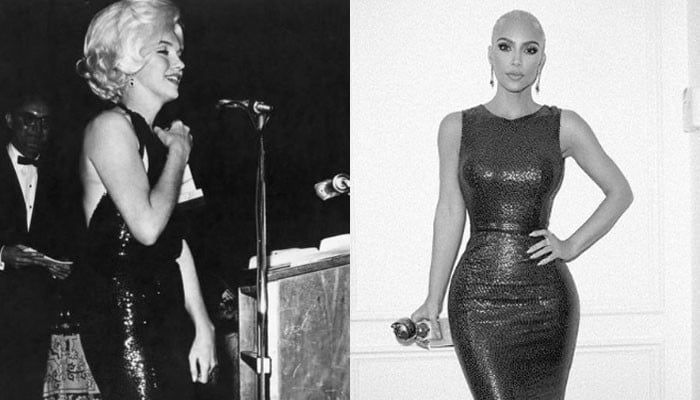 Kim Kardashian Shares Her Second Look In Marilyn Monroes Iconic Dress 7912