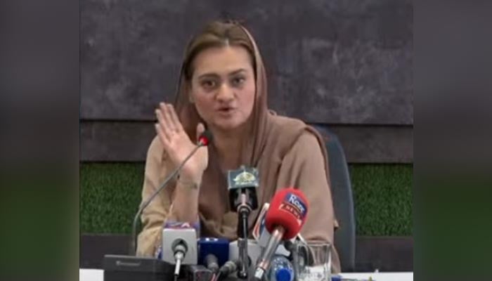 عمران خان بنی گالہ واپس آ گئے کیونکہ وہ 35 ہزار لوگوں کو بھی اکٹھا کرنے میں ناکام رہے، مریم اورنگزیب