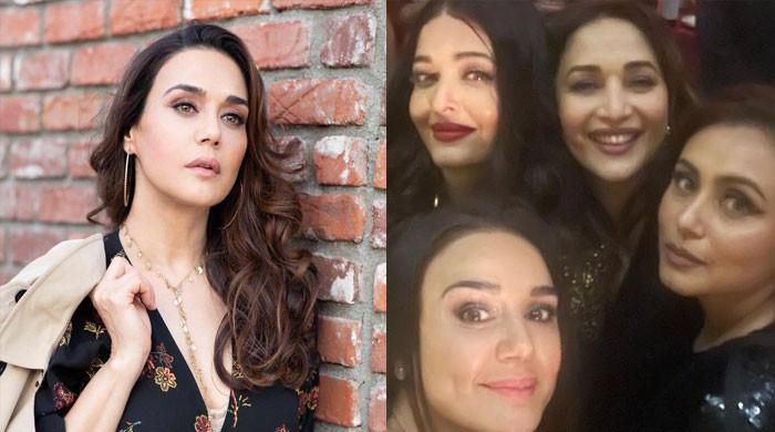 Preity Zinta reunited with Madhuri, Aishwarya, Rani Mukerji at Karan ...