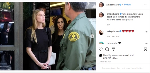 Amber Heard faces criticism over ‘funeral dress’ after losing defamation trial