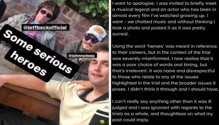 Sam Fender is deeply sorry for his disrespectful Johnny Depp post