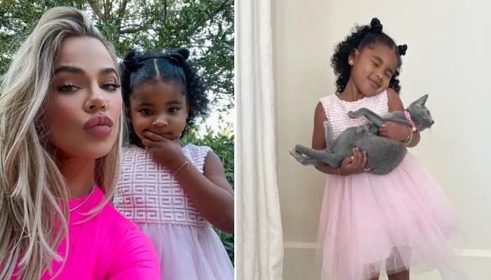 Khloé Kardashian posts daughter True’s cute snaps with pet cat, ‘pure happiness’