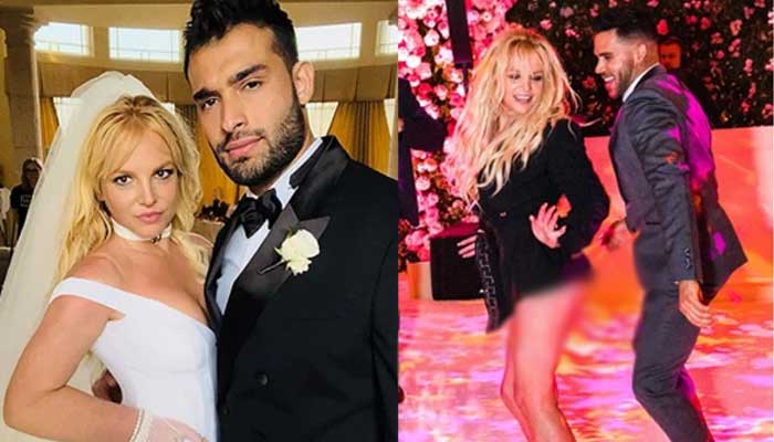 Britney Spears gives fans another glimpse at lively wedding afterparty in new video featuring Madonna