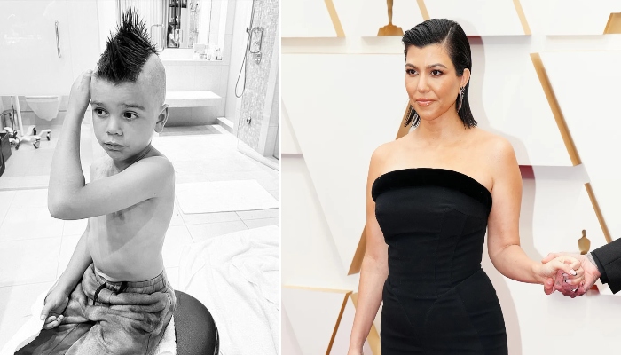 Kourtney Kardashian unveils son Reign’s fresh new Mohawk, see pics