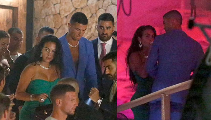 Cristiano Ronaldo's Night-Out Style Is Very Sparkly
