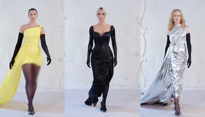 Dua Lipa Walks Balenciaga Runway With Kim Kardashian & More: Watch