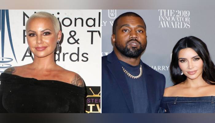 Kanye West’s ex Amber Rose weighs in on Kim Kardashian and rapper’s divorce