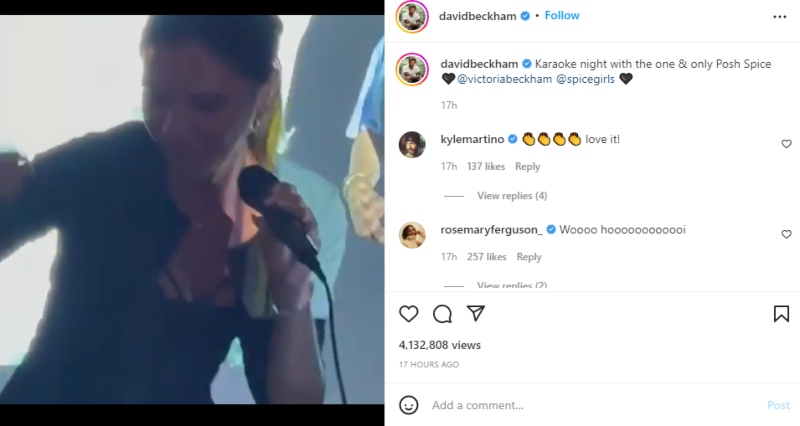 Victoria Beckham Sings And Dances To Spice Girls Hits David Beckham Shares Rare Clip 