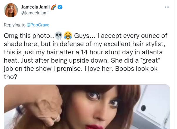 Jameela Jamil addresses Marvel fans’ criticism over She-Hulk appearance