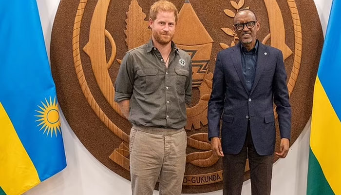 Prince Harry visits genocide memorial in Rwanda amid surprise tour