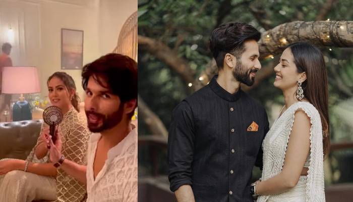 Shahid Kapoor channels his goofy side with wife Mira Rajput from ad shoot: Watch