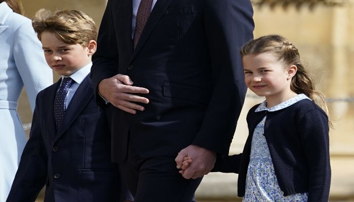 Prince George and Charlotte to walk between William and Kate, Harry and ...