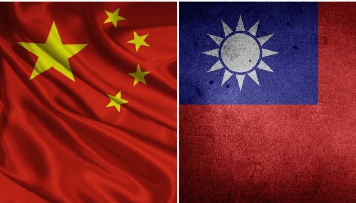 China flag (l), Taiwan flag (r).— Pixabay