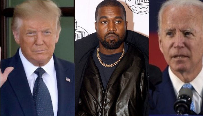 Kanye West blast Joe Biden, praises rival Donald Trump