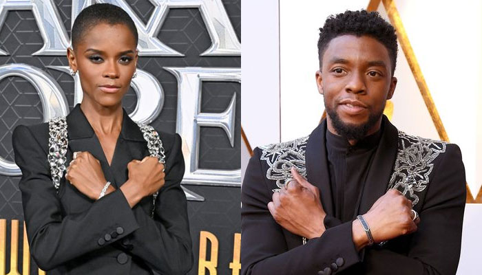 Letitia Wright honours Chadwick Boseman at Black Panther: Wakanda Forever premiere