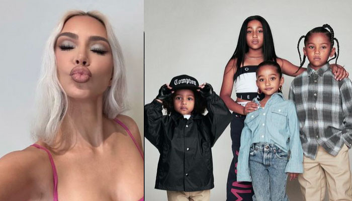 Kim Kardashian trolled for dressing up kids as 'grown ups' on Halloween