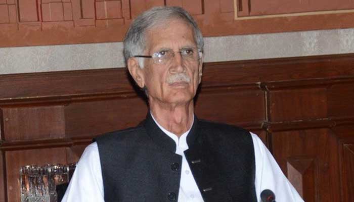 PTI senior leader Pervez Khattak.— Radio Pakistan/Twitter/file