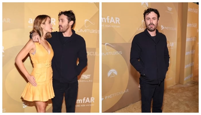 Casey Affleck and girlfriend Caylee Cowan flash some PDA during