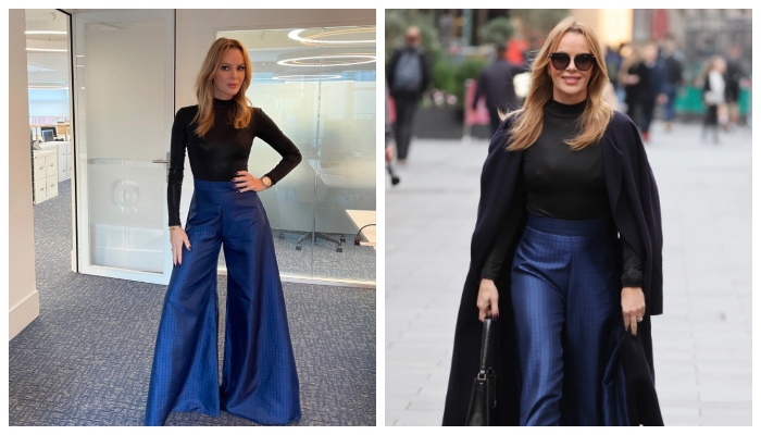 Amanda Holden channels Victoria Beckham vibes with stylish outfit