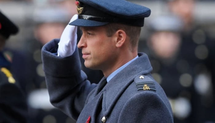 Prince William makes history at royal Remembrance service