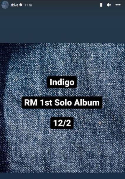 BTS RM drops blue identity film teaser for Indigo: Watch