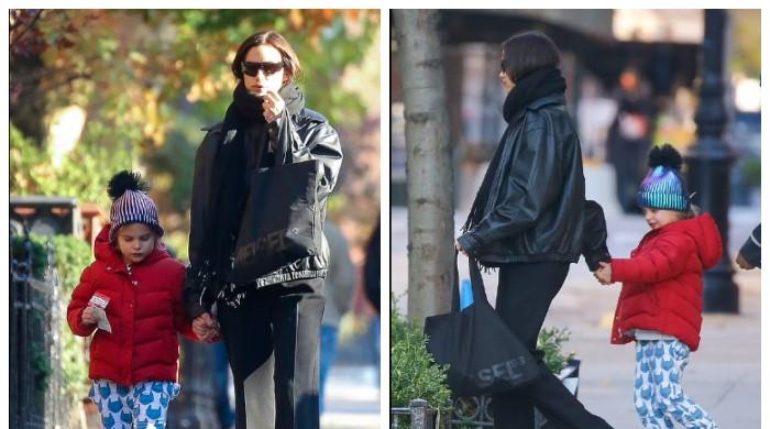 Irina Shayk keeps low profile in hat, coat in first pics since Tom