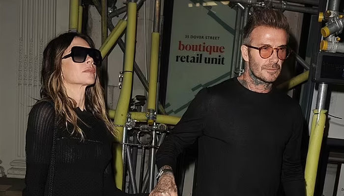 Victoria, David Beckham set couple goals in matching black outfits at  Christmas party