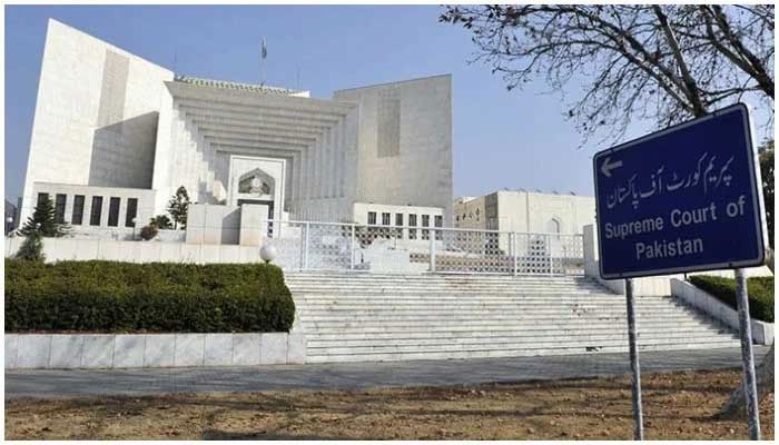 The photo shows the gleaming white marble exterior of the Supreme Court of Pakistans building in Islamabad. — AFP/ file