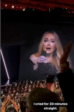 Adele reacts to England’s World Cup defeat, cries on stage in Las Vegas