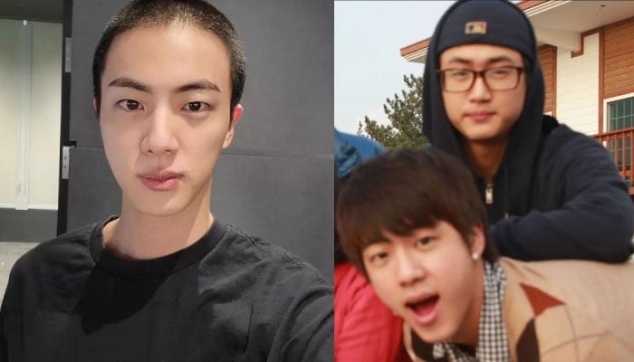 BTS Jins brother gave him pocket money for military training?