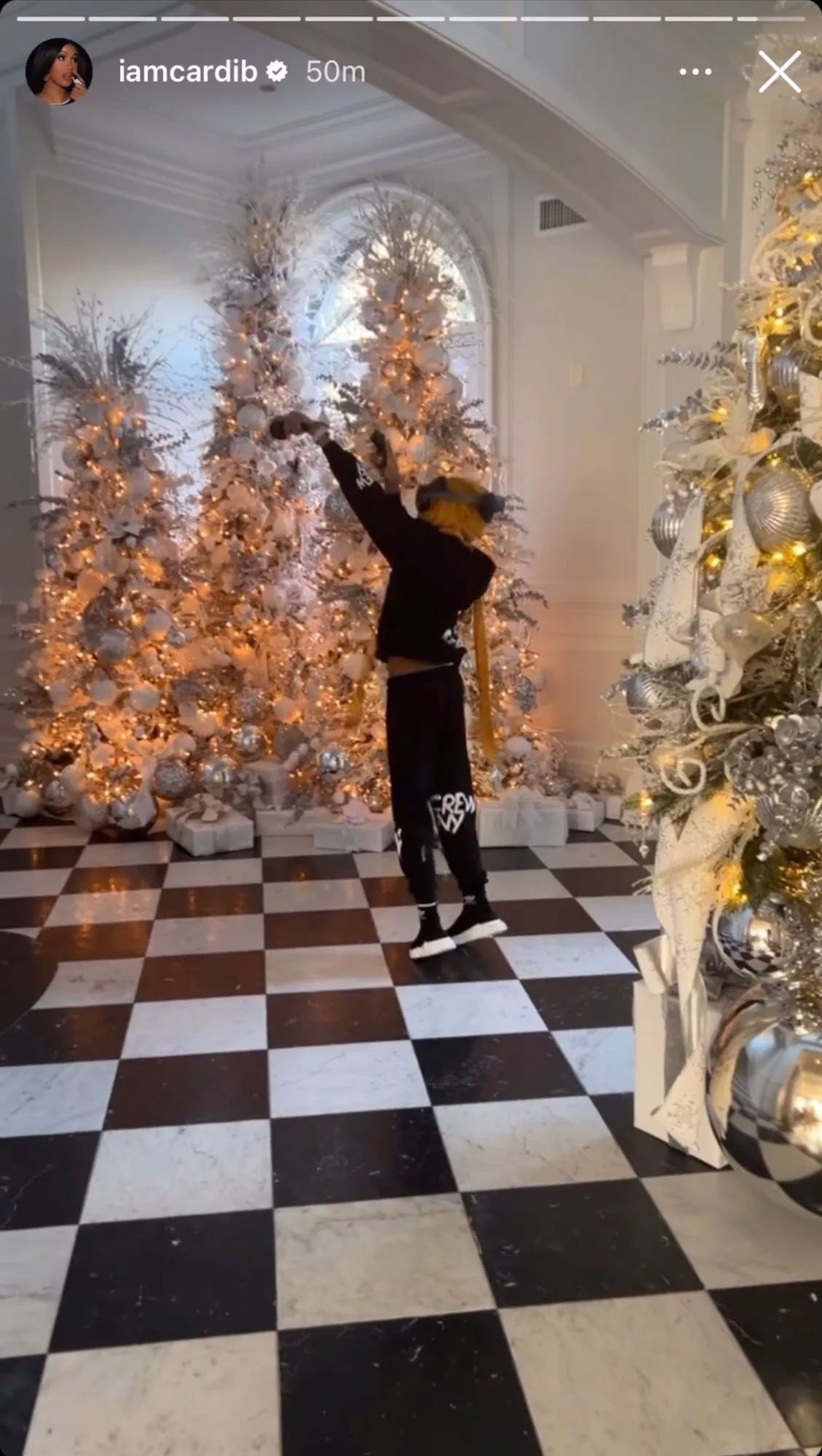 Pictures: Cardi B shows off son Wave’s first Christmas