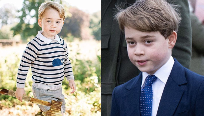 A photoshopped image of Prince George has gone viral after it was used to sell toy machetes on Amazon