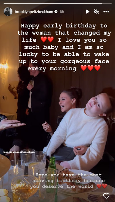 Brooklyn Beckham melts hearts with special tribute to Nicola Peltz on birthday