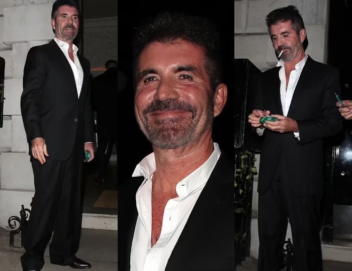 Simon Cowell  snapped again with radically transforming face on date night with fiancée Lauren Silverman: Check out his look