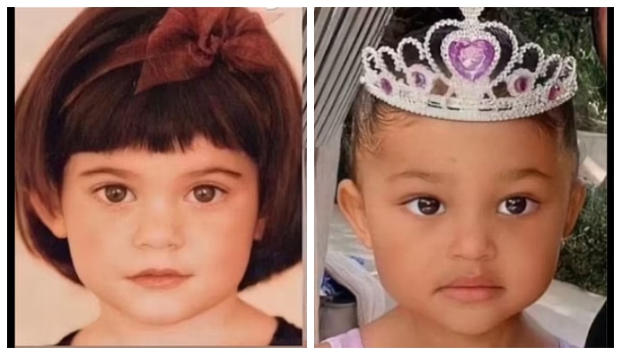 Kylie Jenner draws similarities between her and Stormi’s childhood snap