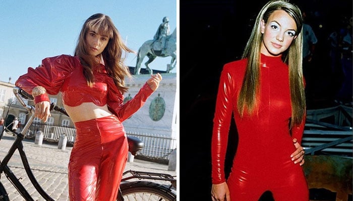 Lily Collins feels ‘closest ever’ to Britney Spears in familiar iconic ...
