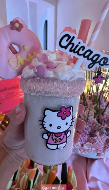 Kim Kardashian throws ‘Hello Kitty’ themed birthday bash for daughter Chicago