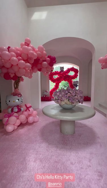 Kim Kardashian throws ‘Hello Kitty’ themed birthday bash for daughter Chicago