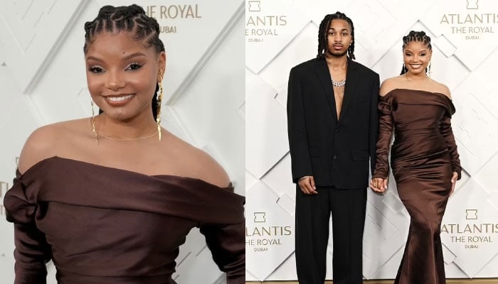 Halle Bailey cosies up to beau rapper DDG at the star studded