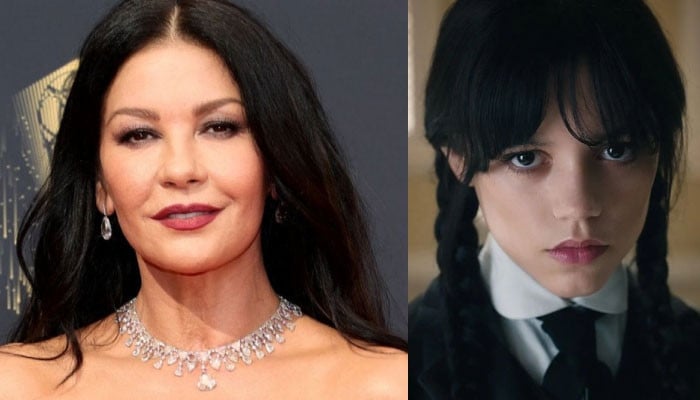 'Wednesday' star Catherine Zeta-Jones hails the Netflix hit and gushes ...