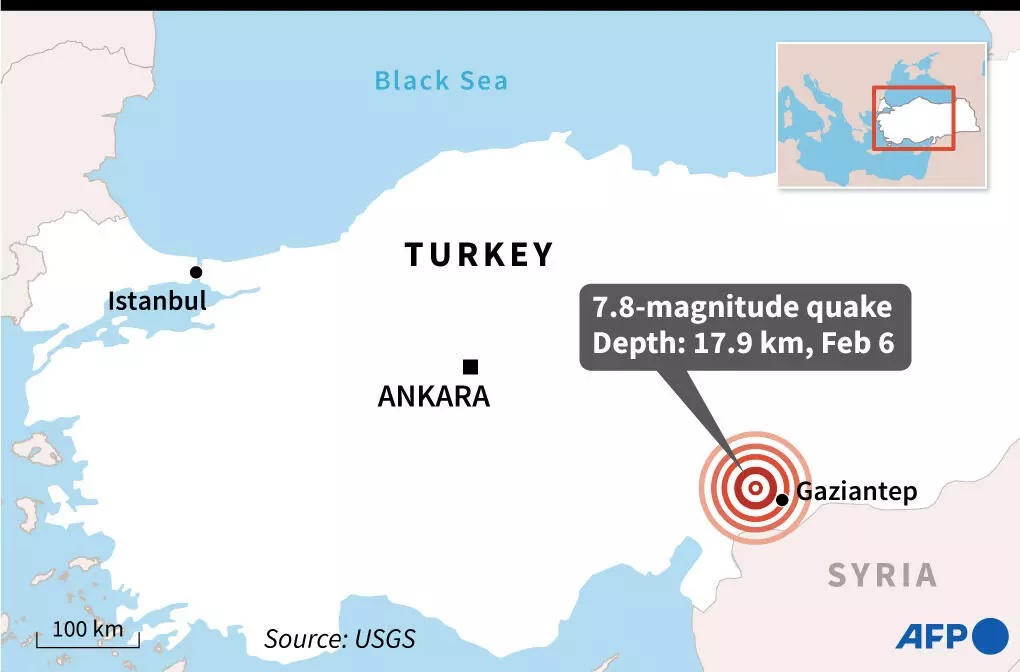 Türkiye depremi.  – AFP