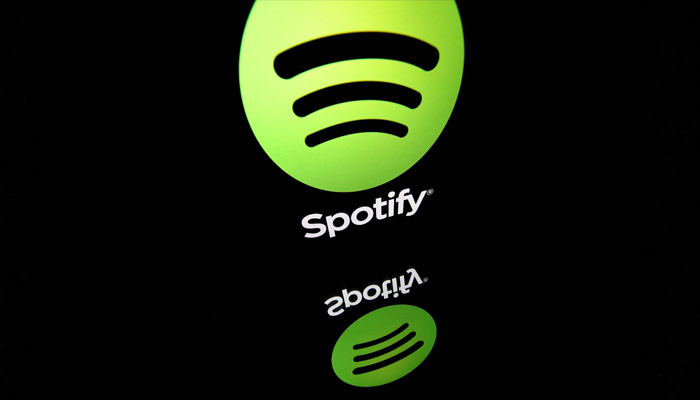 Logo of online streaming music service Spotify displayed on a tablet screen. — AFP/File