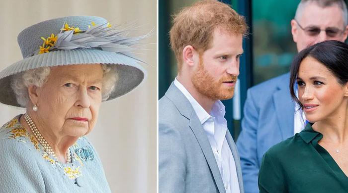 Queen face 'radiated' as Prince Harry asked Meghan Markle wedding question
