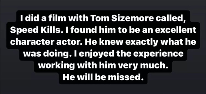 John Travolta recalls memories made with late Speed Kills co-star Tom Sizemore: He will be missed